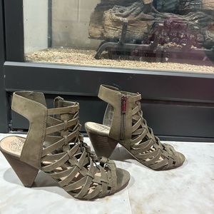 Vince Camuto green heels